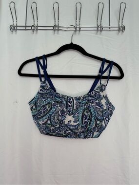 Sunsets Blue Paisley two-piece Swim Suit​